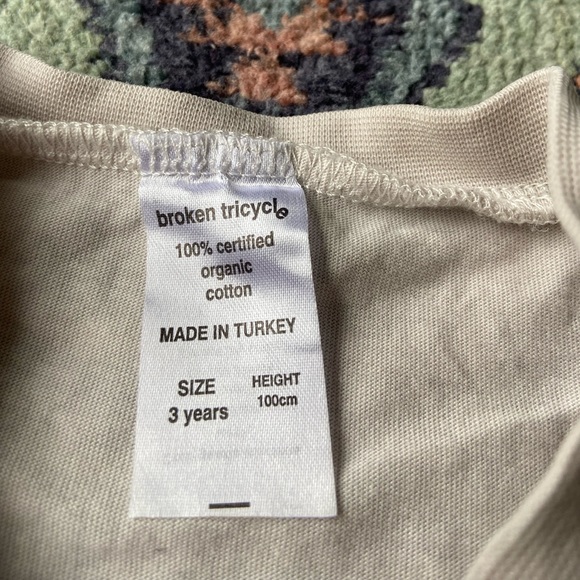 Broken Tricycle organic cotton tee shirt for kids toddler 3T treehouse badger - Picture 9 of 11